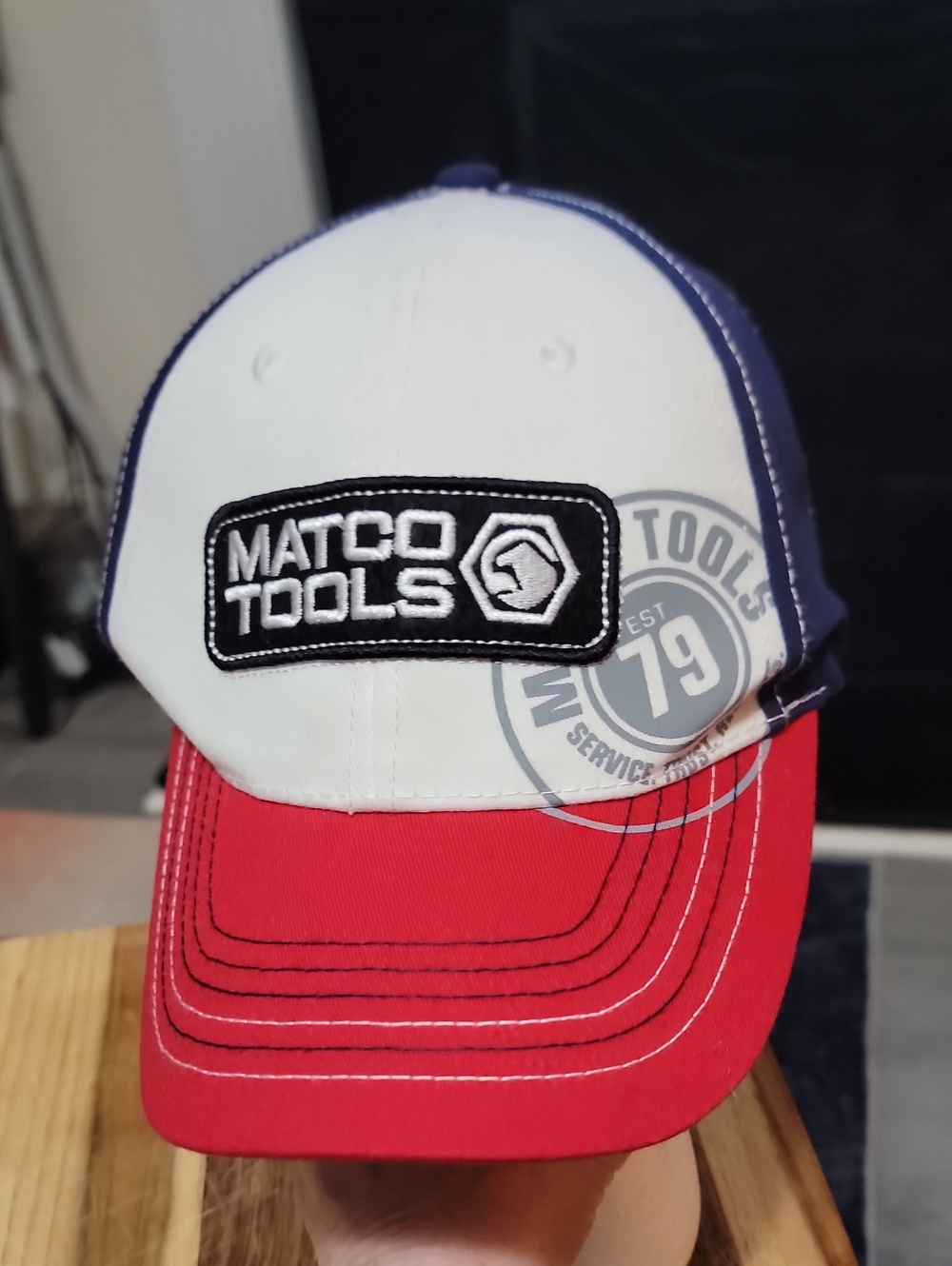 Red & White Trucker Cap Matco Tools